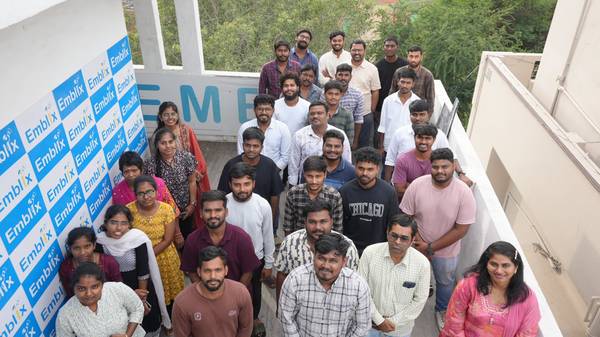 Emblix Solutions full team photo — digital marketing company Hyderabad