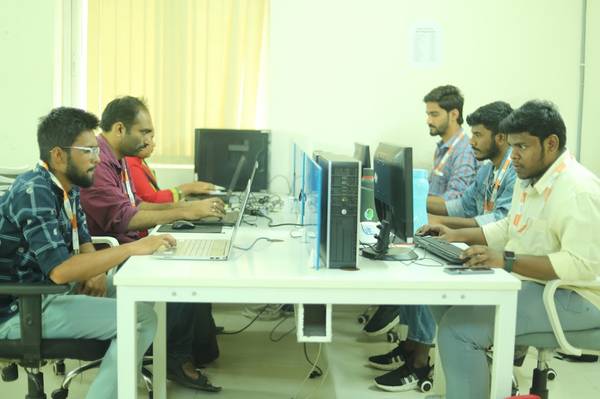 Emblix team working on digital marketing campaigns Hyderabad