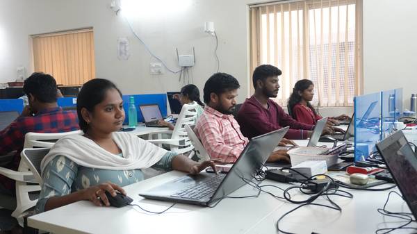 Emblix Solutions office team Hyderabad